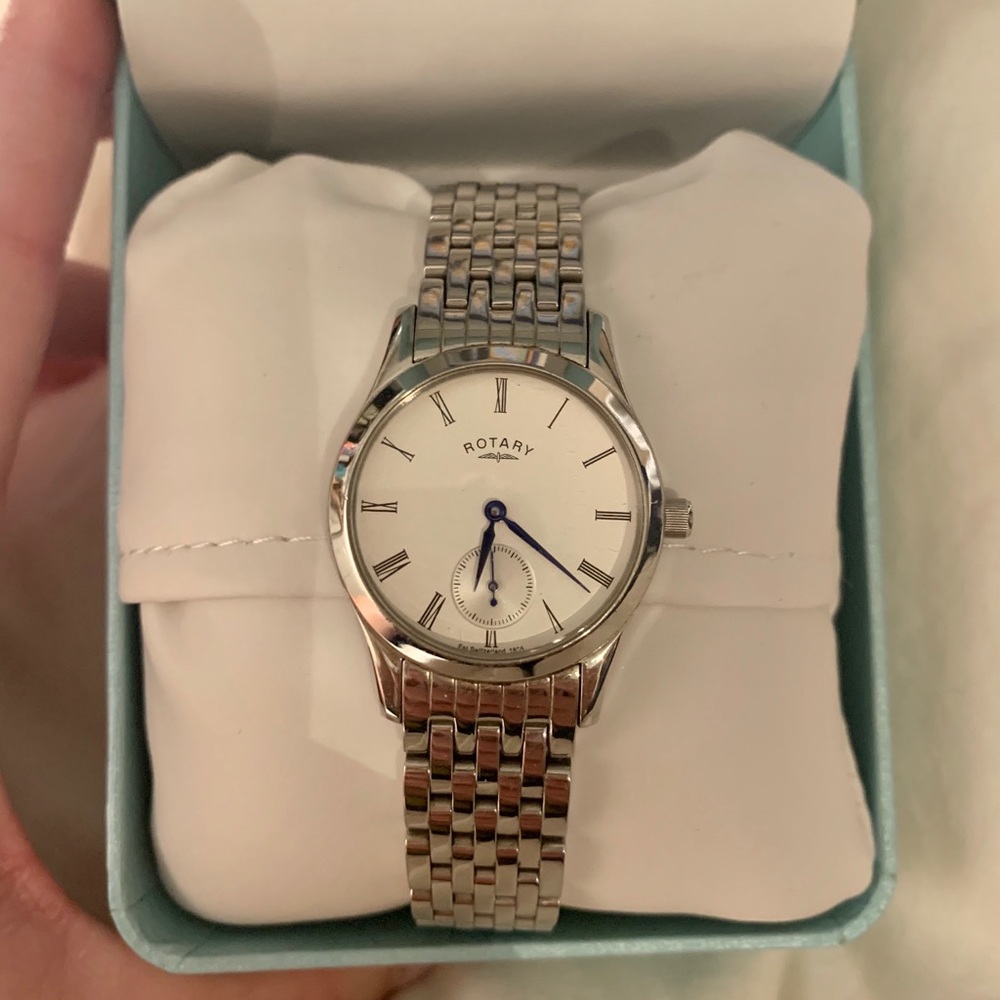 Rotary stainless steel watch